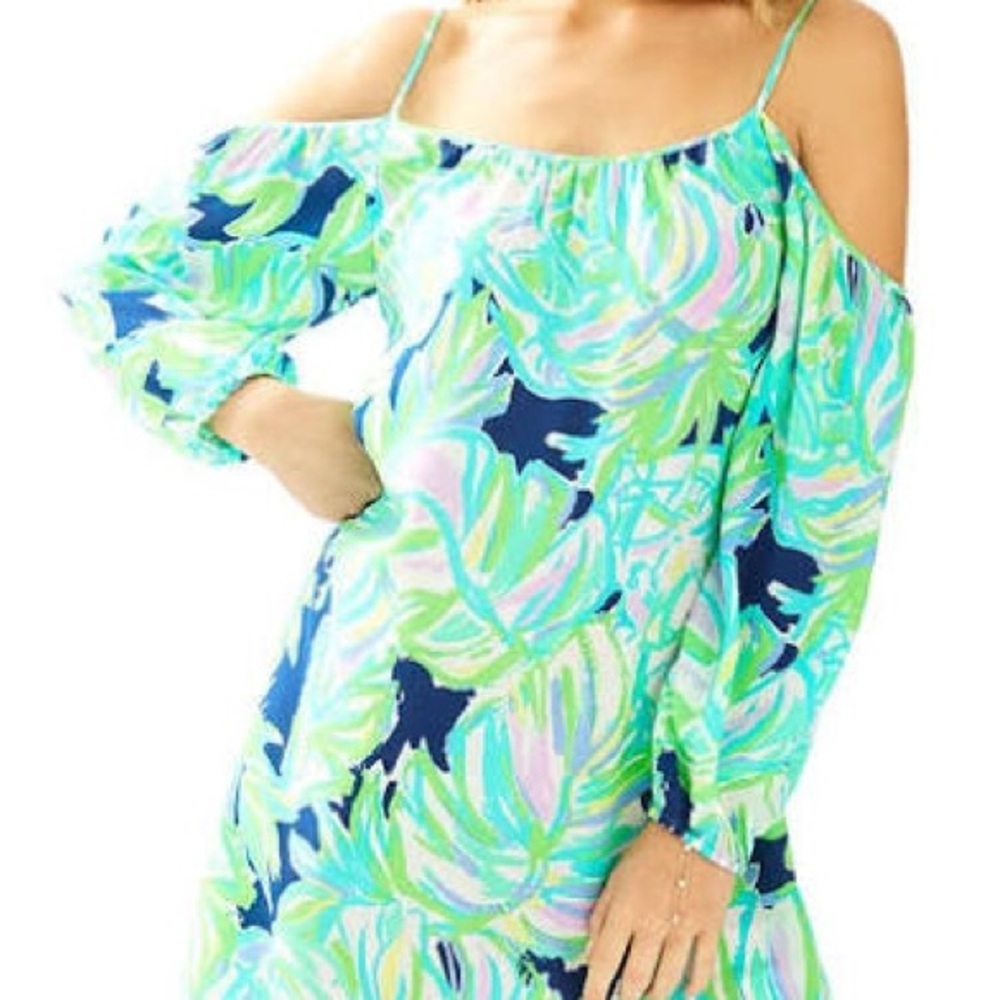 Colorful Off-Shoulder Candice Dress